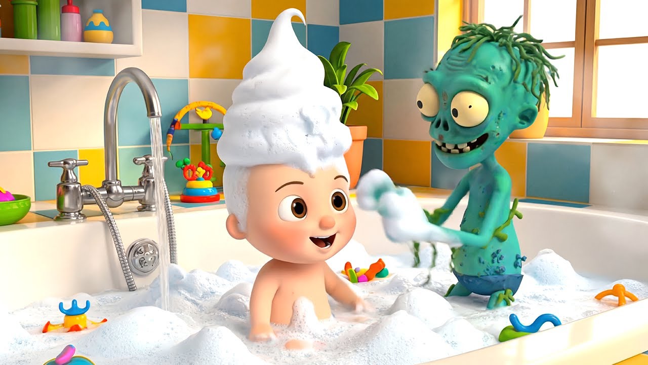 Learn to Wash! 🛁 The Bath Song for Kids | Monster song | Baby Zoki Nursery Rhymes & Kids Songs