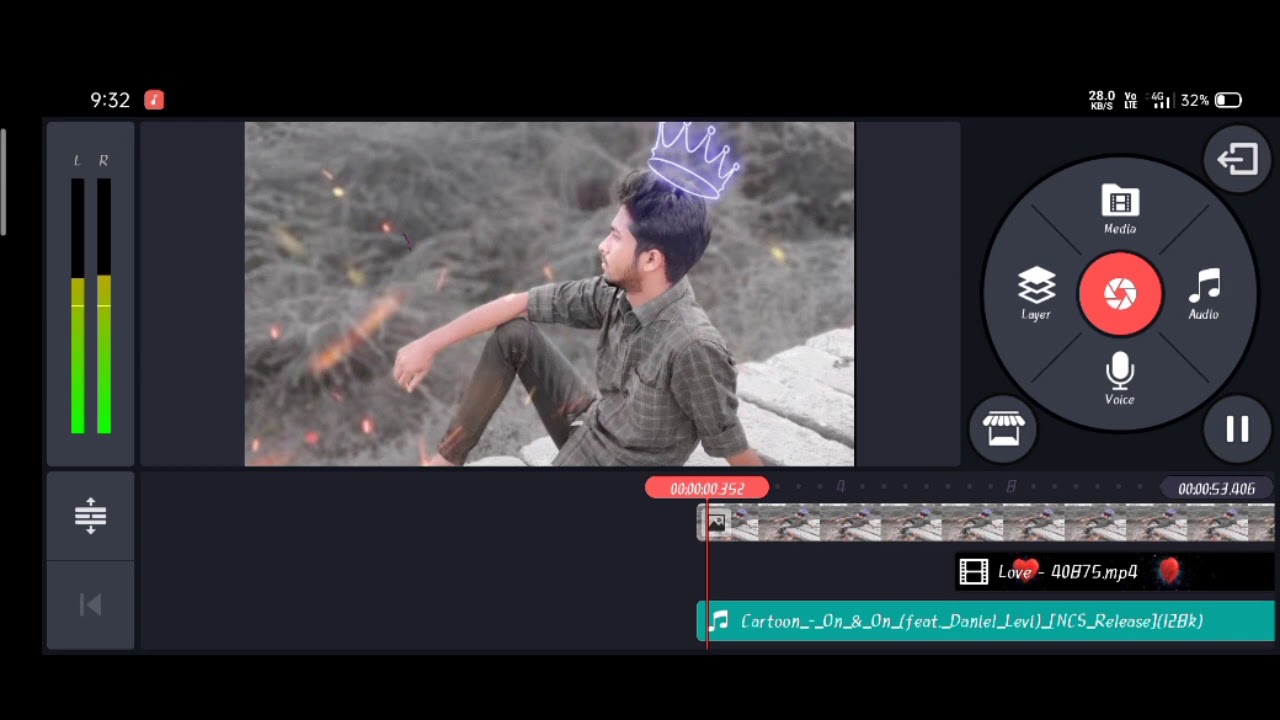 How to use chrome key option in Video editing