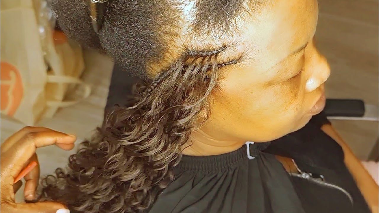 Most Beautiful  Tree Braids | drop-outs cornrows with back crochet