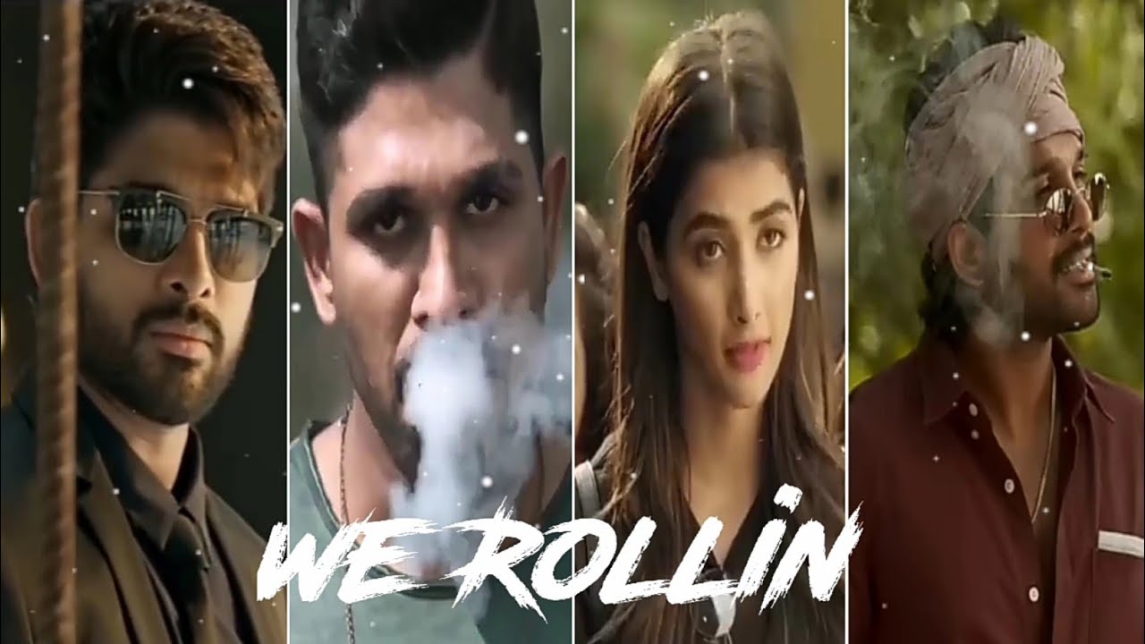 WE ROLLIN FT. ALLU ARJUN | we rollin edits | allu Arjun edits | we rollin song edits