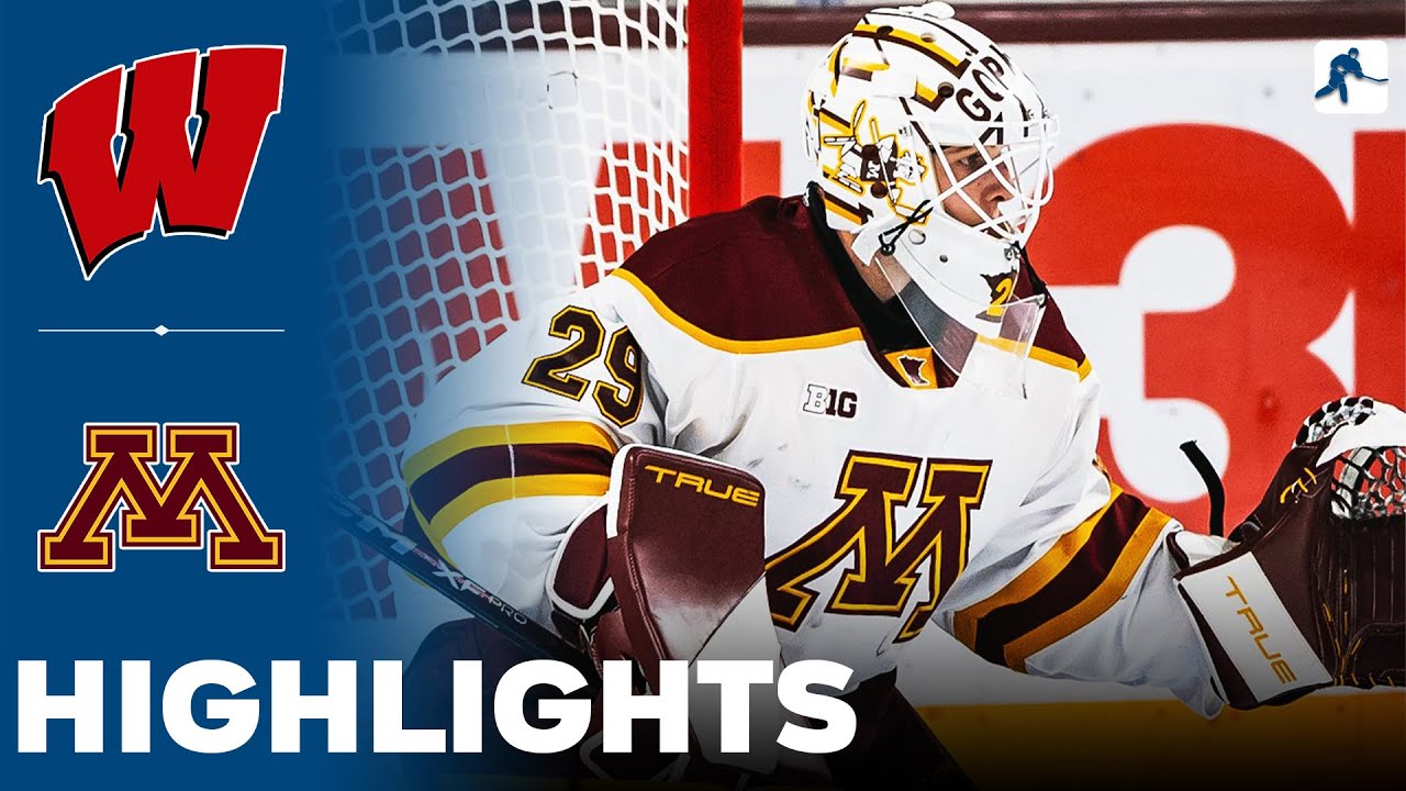 Wisconsin vs Minnesota | NCAA College Hockey | Highlights - November 01, 2025