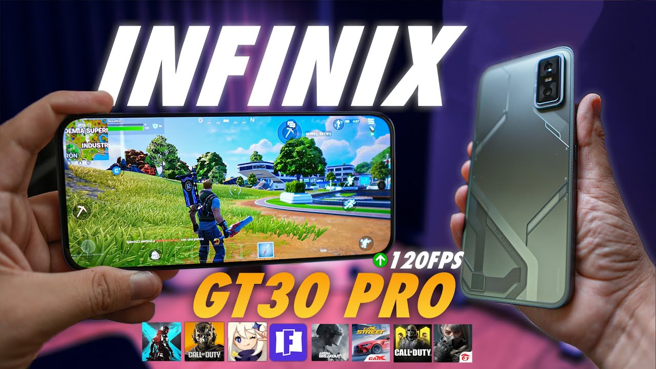 Infinix GT30 Pro - Pruebas en Juegos HASTA 120FPS (Gaming Test)