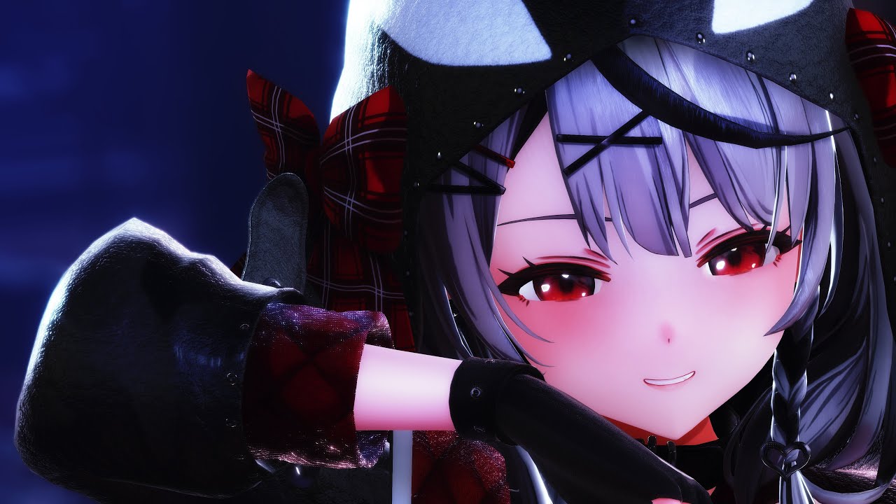 【MMDホロライブ】アイデンティティ- Kanaria / Covered 博衣こより × 沙花叉クロヱ【Ray-MMD  4K60fps】