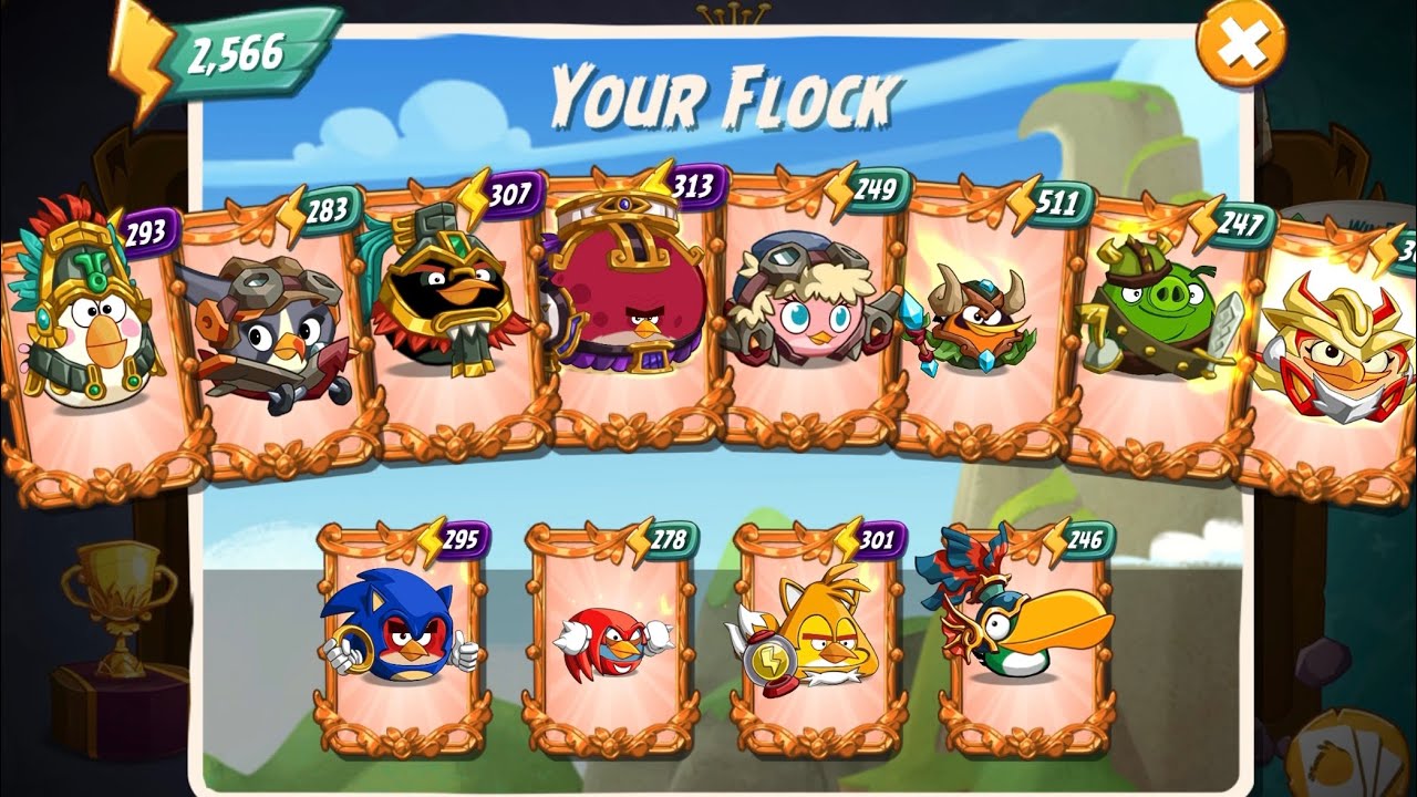 CVC CLAN BATTLE early take | 8 birds back to basics | angry birds 2 ab2 