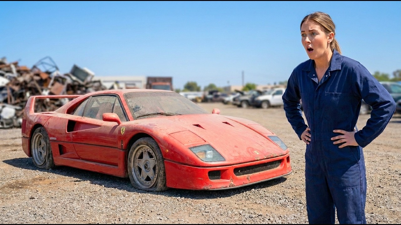 We Rescued an Abandoned 1989 Ferrari F40 | Full ASMR Restoration Transformation
