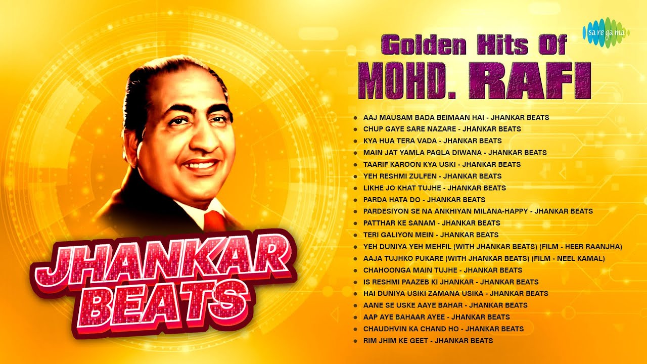 Golden Hits of Mohammed Rafi Jhankar Beats | Aaj Mausam Bada Beimaan Hai | Kya Hua Tera Vada