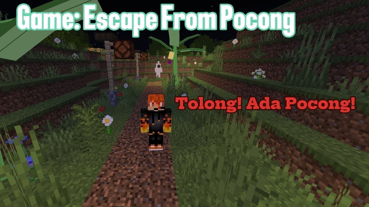 Bermain Map Escape From Pocong Di Minecraft Sampai Tamat