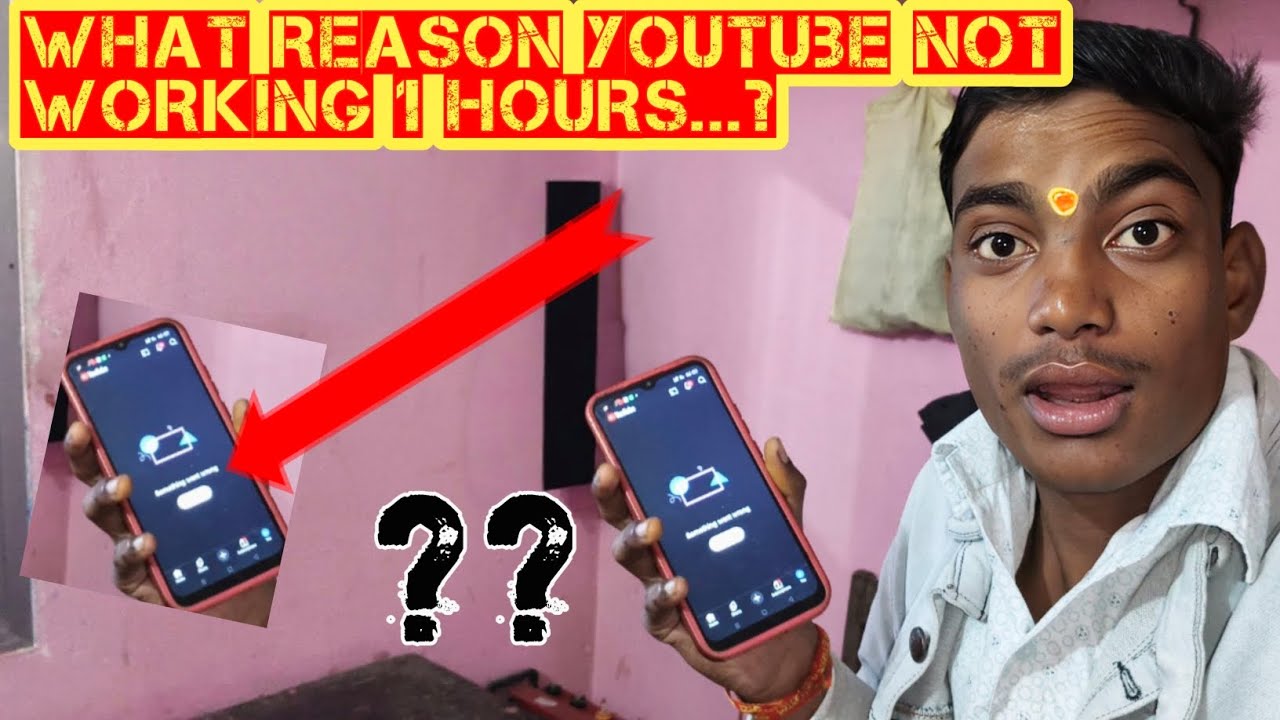 What reason youtube not working today for 1 hours...?😯