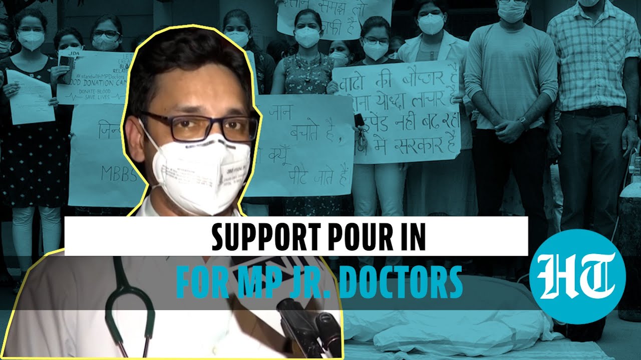 Watch: Delhi doctors hold candlelight march to support junior MP doctors&rsquo; stir