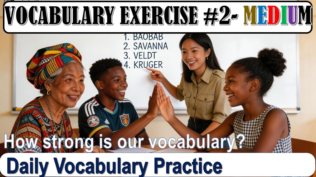 Vocab exercise 2: Step Up Your English : MEDIUM