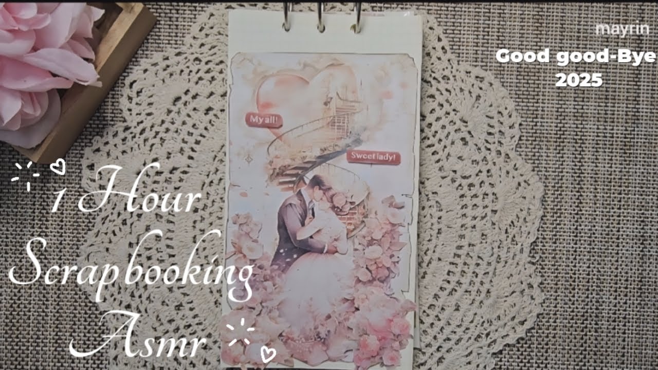 [ 1 HOUR ] Scrapbooking ASMR 🎆 Good - Bye 2025 🎆  #다꾸몰아보기 #Scrapbooking