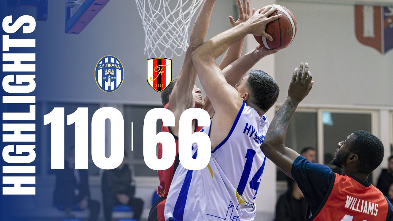 HIGHLIGHTS | TIRANA 110 - 66 FLAMURTARI | Superliga Basket Meshkuj 25/26
