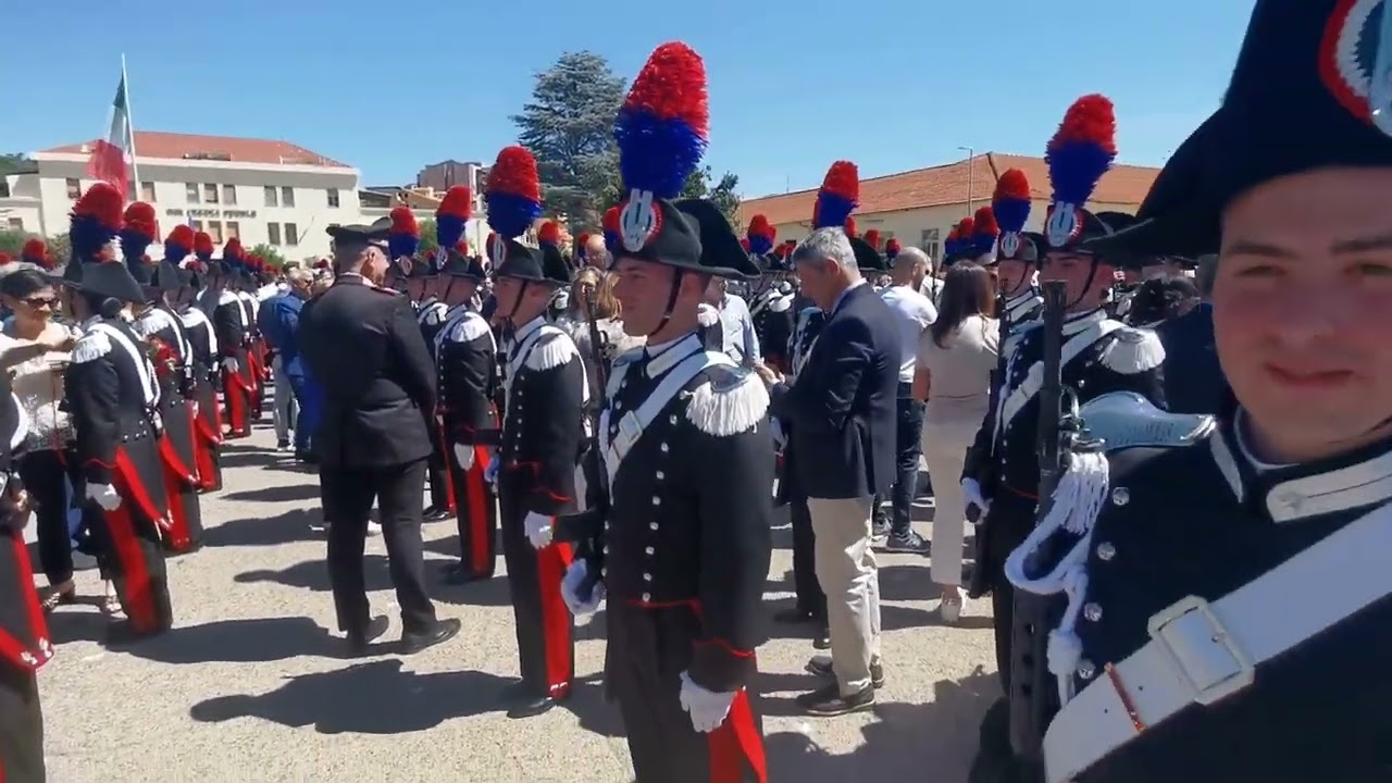 GIURAMENTO DEL 143 CORSO ALLIEVI CARABINIERI IGLESIAS 14 GIUGNO 2024 SUD SARDEGNA - CAGLIARI