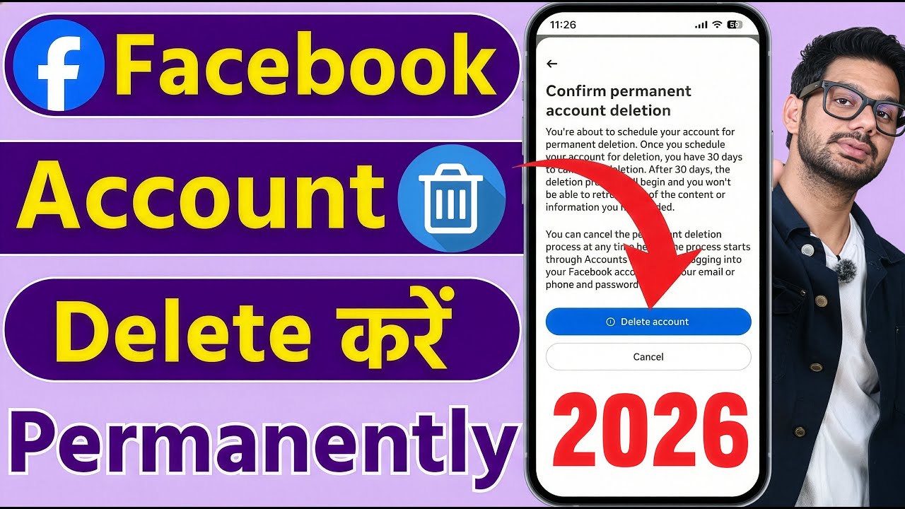 Facebook Account Delete Kaise Kare | Facebook ID Delete Kaise Kare | Facebook Account Delete