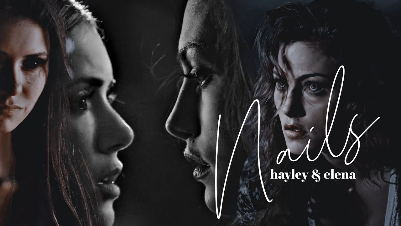 hayley & elena [nails] for @belle333black