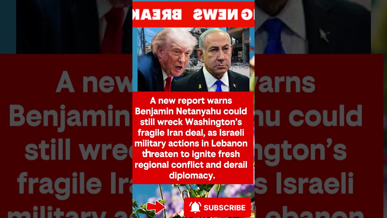 Netanyahu Could Kill Iran Deal