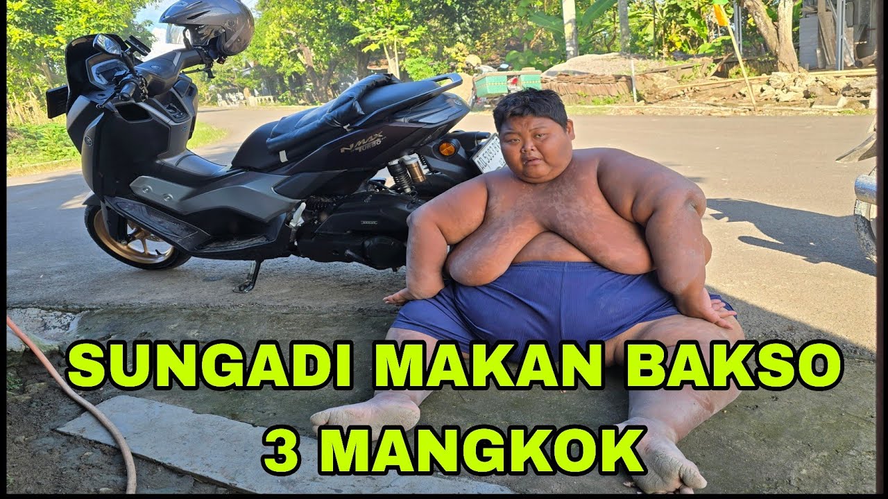Viral Sungadi Makan Bakso