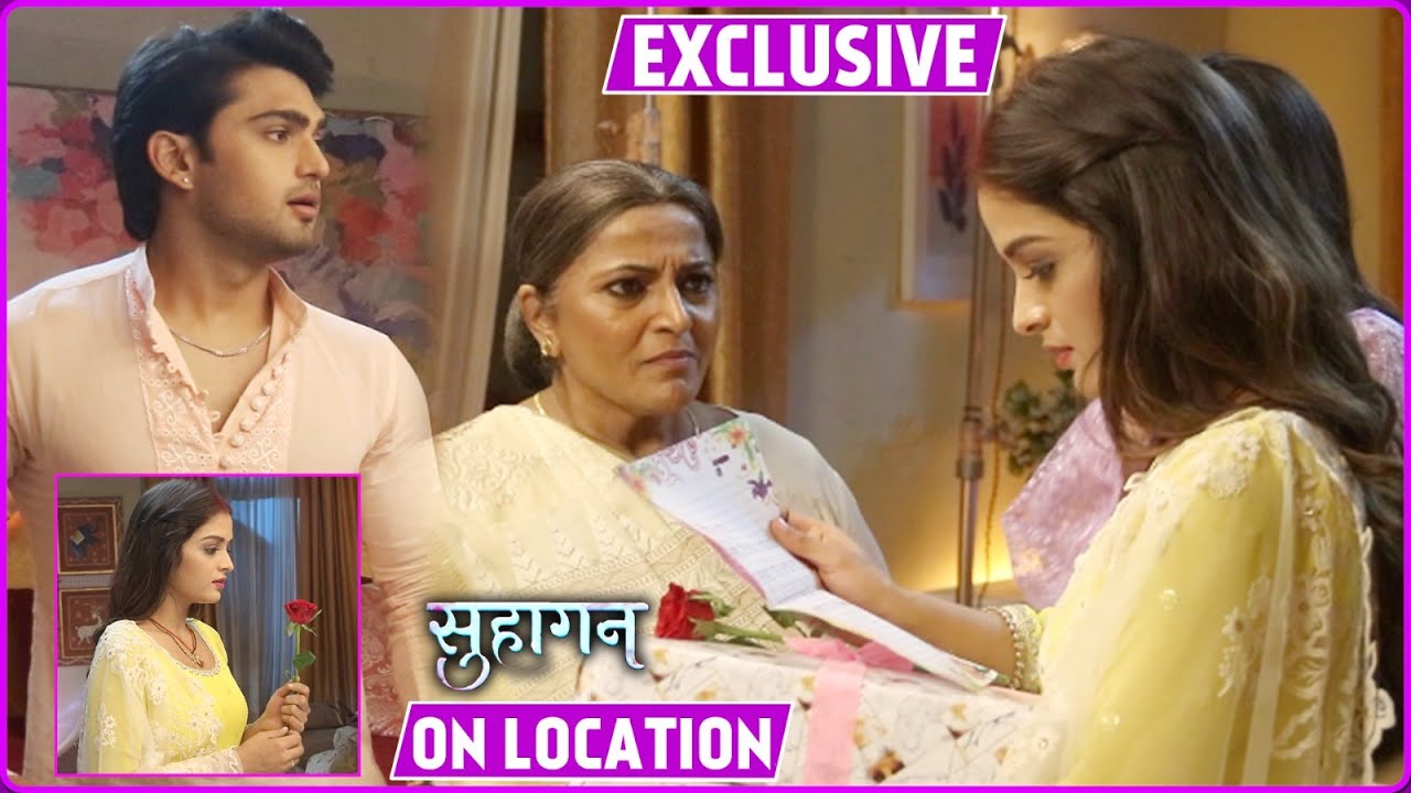 Suhaagan On Location: Krish Ne Bindiya Ko Diya Suprise Gift, Gift Dekh Kar Sharma Gaye Bindiya