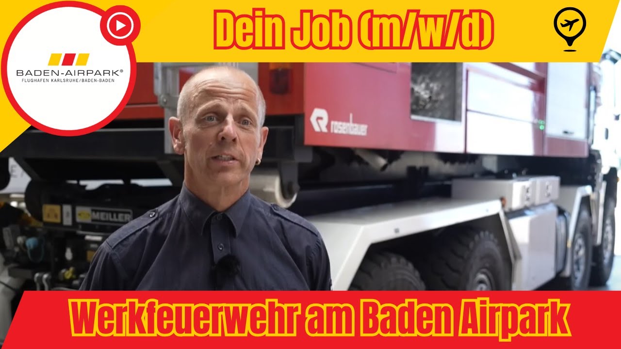 Die Werkfeuerwehr am Flughafen Karlsruhe/Baden-Baden (FKB)