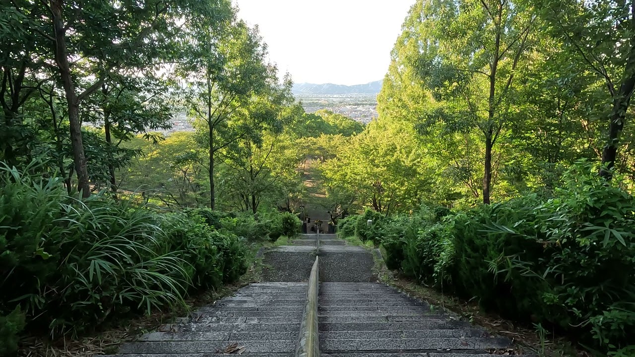 Mt Bizan Tokushima Stairs 01