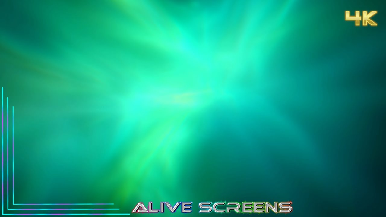 Abstract Green Mist Background 4K UHD Screen Loop Ambient TV Visuals