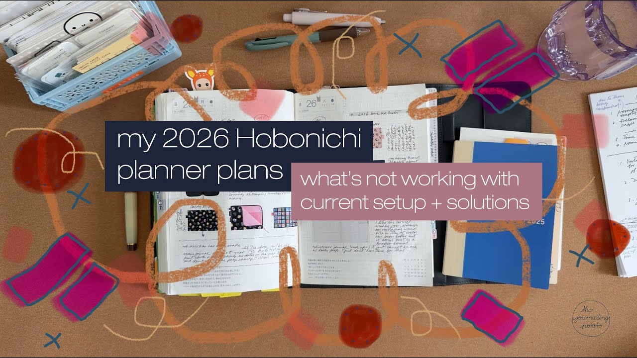 Hobonichi Season - how I solved my 2026 line up panic: you don't need a planner… really?!