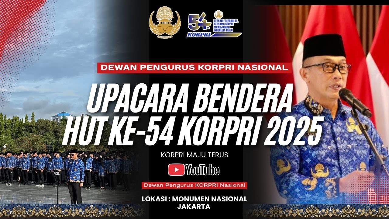 Upacara Bendera HUT ke-54 KORPRI Tahun 2025