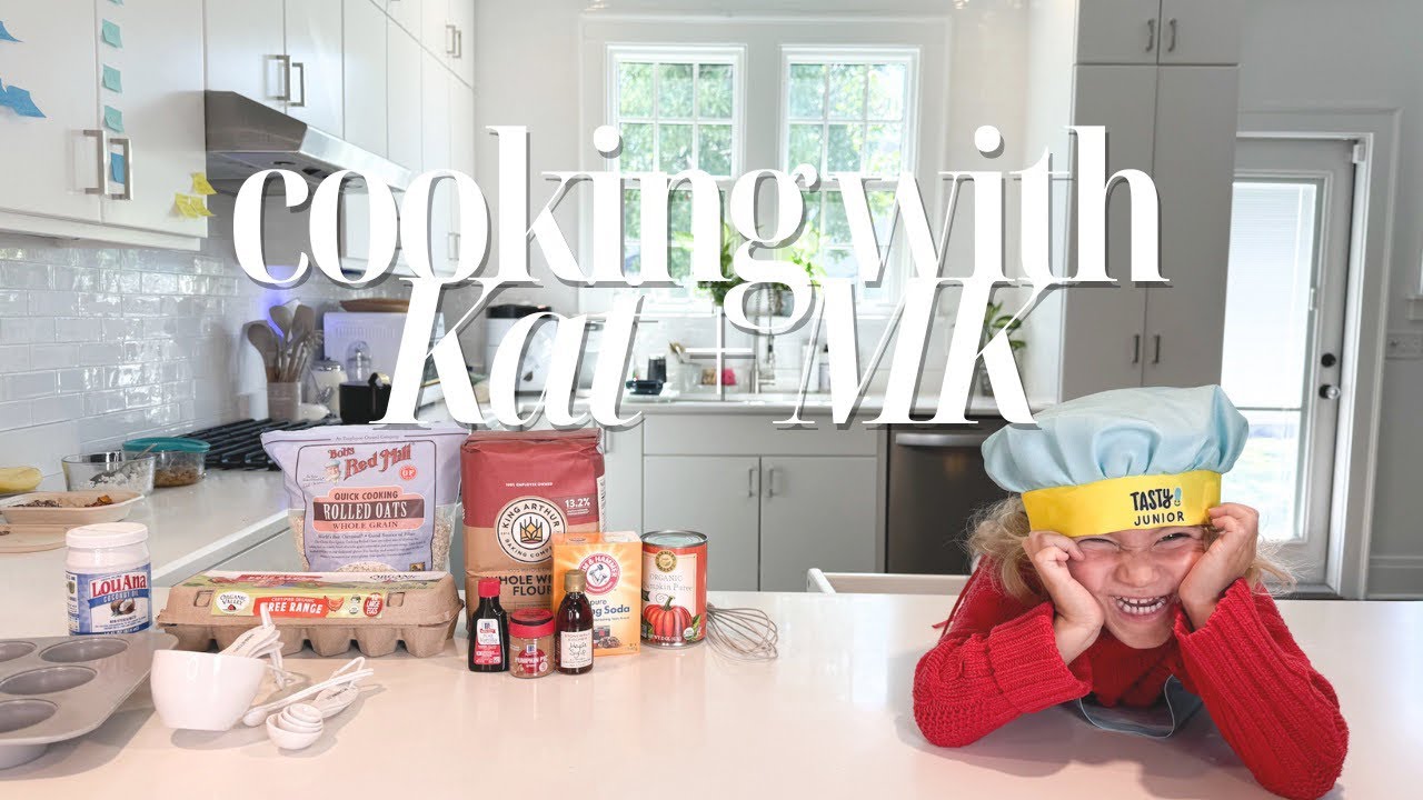 Cooking with Kat & MK | Kid-Friendly Pumpkin Muffins for Fall