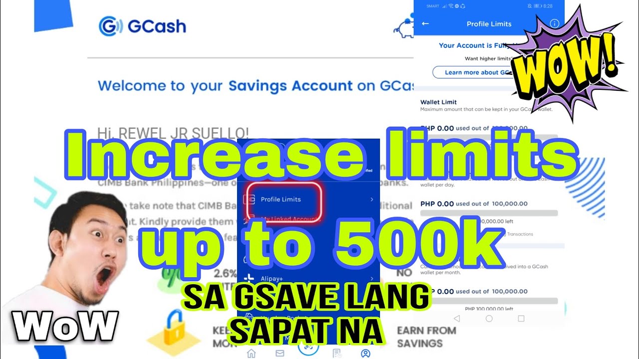 Paano mag Increase sa Profile Limits sa Gcash up to 500k pesos? 2023 Gcash tutorial #gcash #gsave