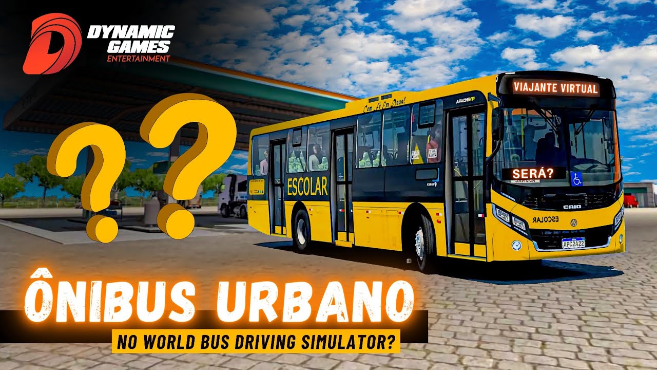 😍 ÔNIBUS URBANO NO WORLD BUS DRIVING SIMULATOR?