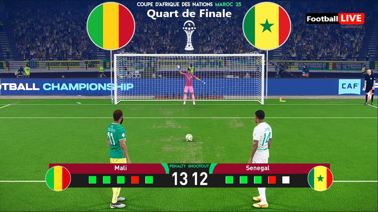 MALI vs SÉNÉGAL - Penalty Shootout | Coupe d'Afrique des Nations 2025 | eFootball PES