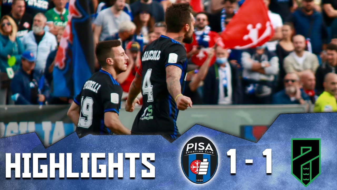 PISA 1 - 1 PORDENONE | PAREGGIO ALL'ULTIMO MINUTO | HIGHLIGHTS