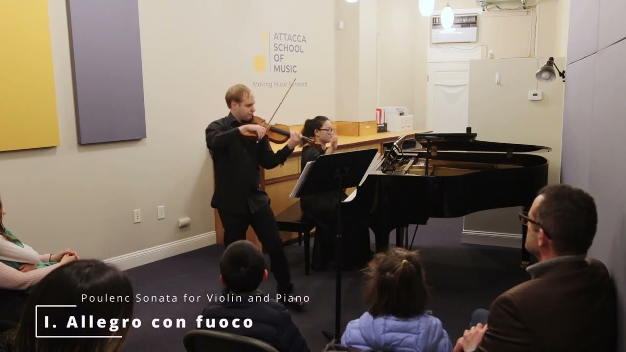 Visiting Artists concert at Attacca School of Music, Belmont MA