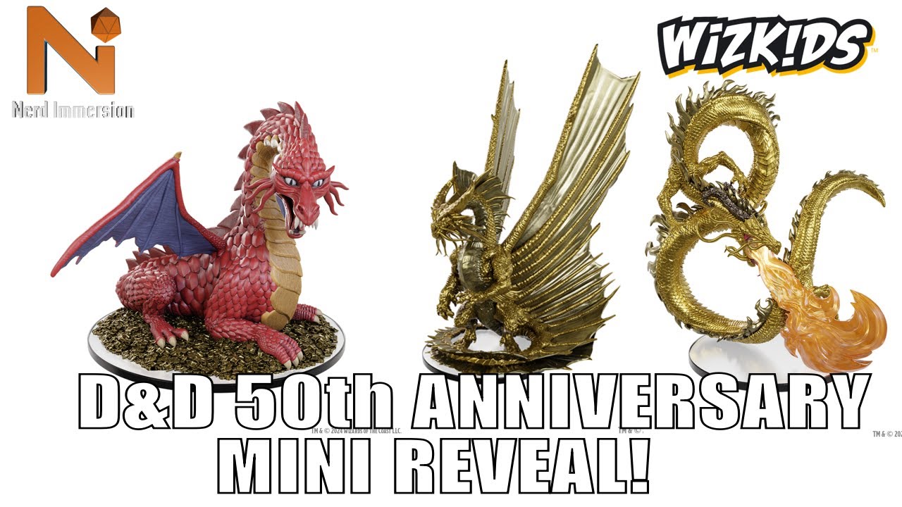 WizKids 50th D&D Anniversary Minis! | Nerd Immersion