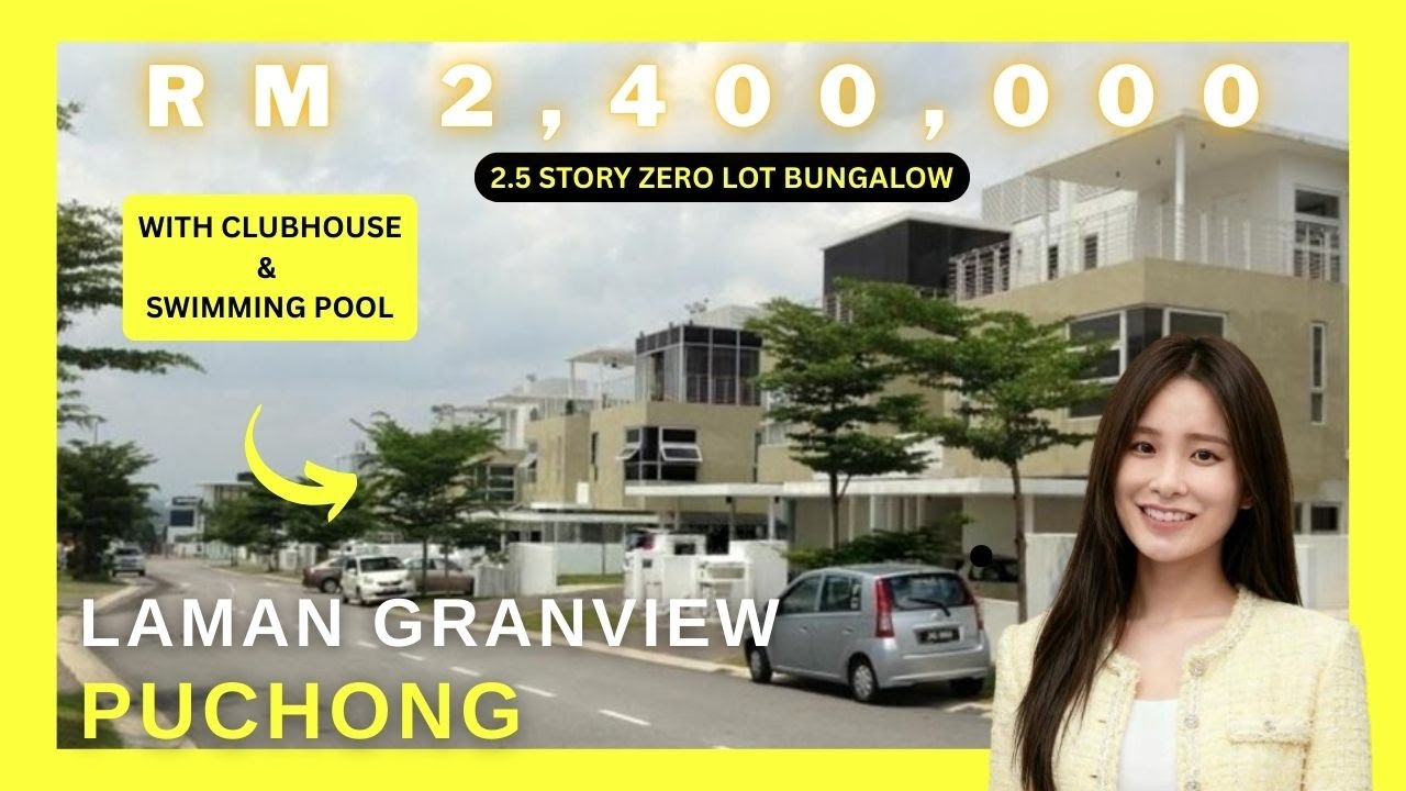 🏔️Inside a BREATHTAKING RM 2,400,000 [Zero Lot Bungalow] at Laman Granview, Saujana Puchong