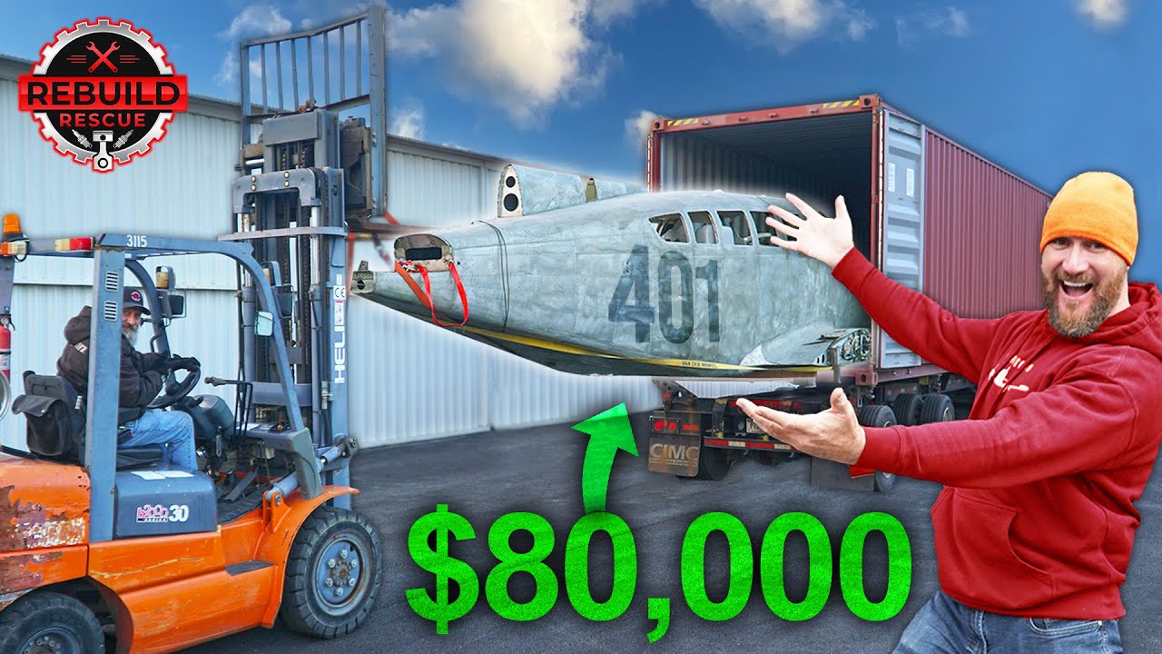 UNBOXING $80,000 in Parts for the Free Abandoned Airplane !