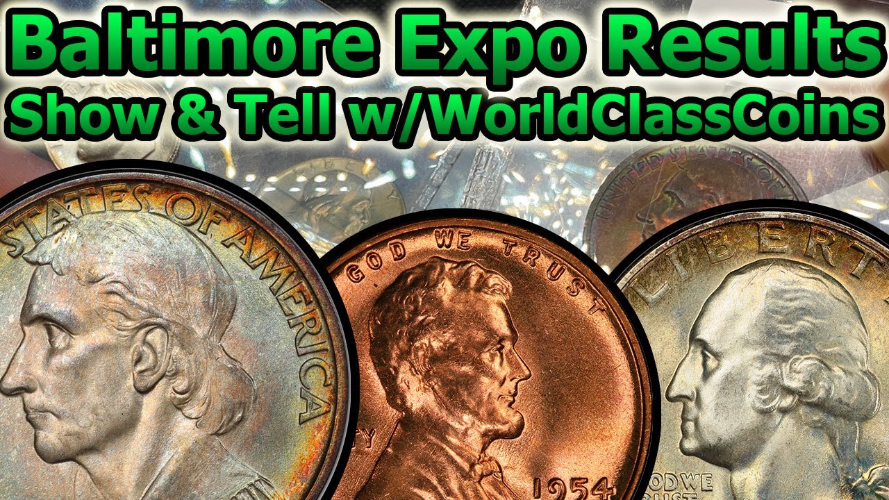Fall Whitman Expo Coin Show Results - Show & Tell With WorldClassCoins (Toners, Commems, Moderns,+)