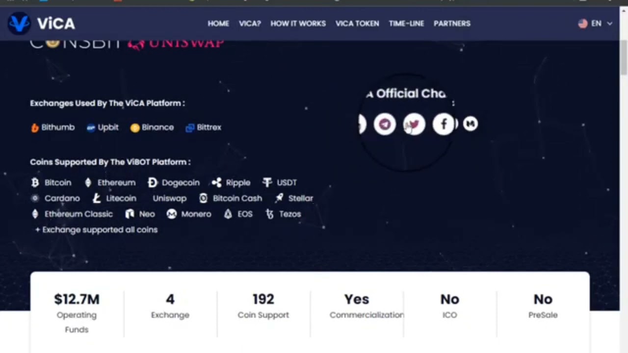 ViCA Foundation&nbsp;operates an automatic dealing in virtual assets using ViBOT