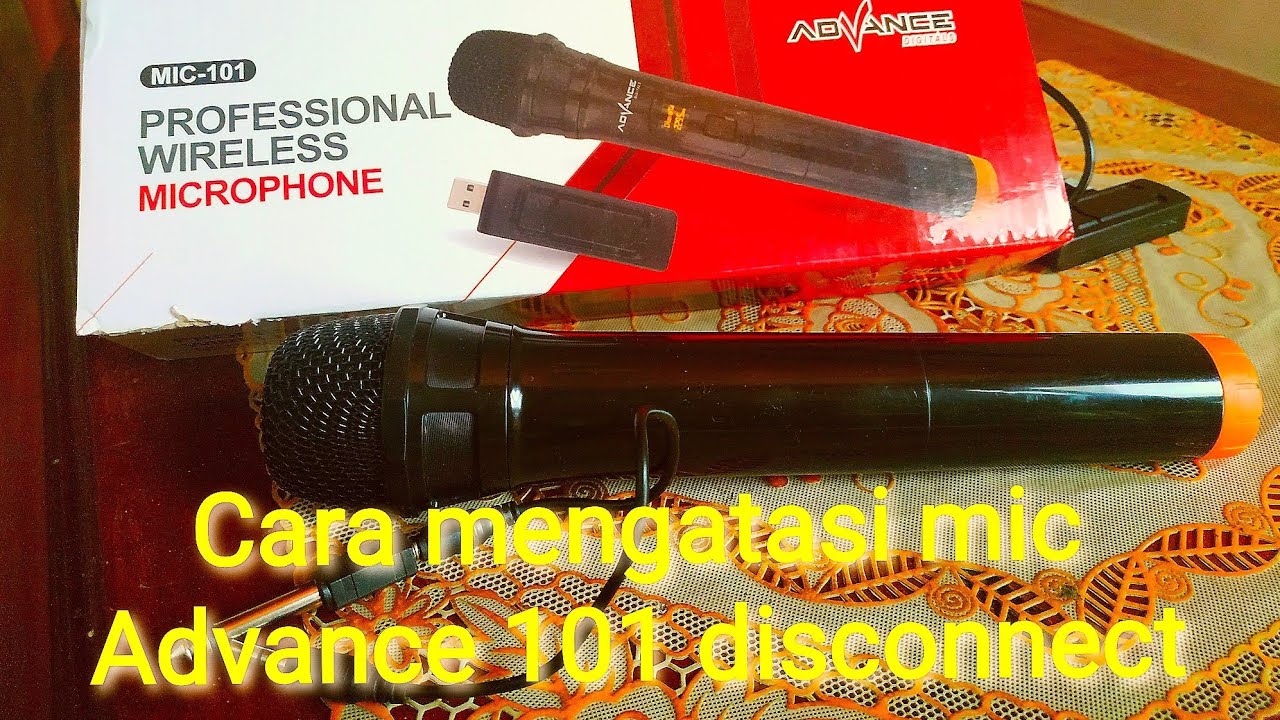 Cara Mengatasi Mic Werles Advance 101 Disconnect / Mati