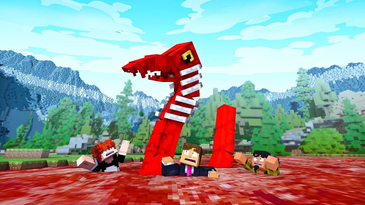 SHORT HORSE NO MINECRAFT ( TREVOR HENDERSON ) AVENTURA COM MONSTRO