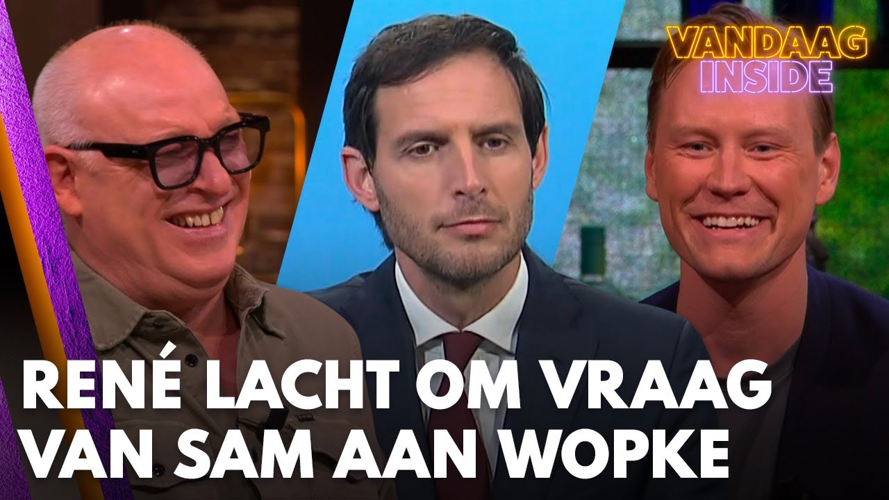 Ren&eacute; gaat stuk om vraag van Sam Hagens aan Wopke Hoekstra | VANDAAG INSIDE