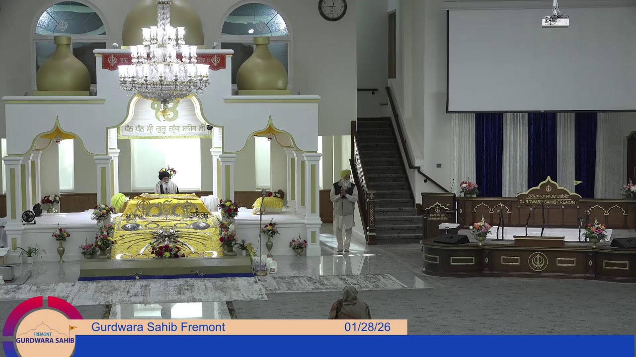 Gurdwara Sahib Fremont Morning Diwan 2026-01-28