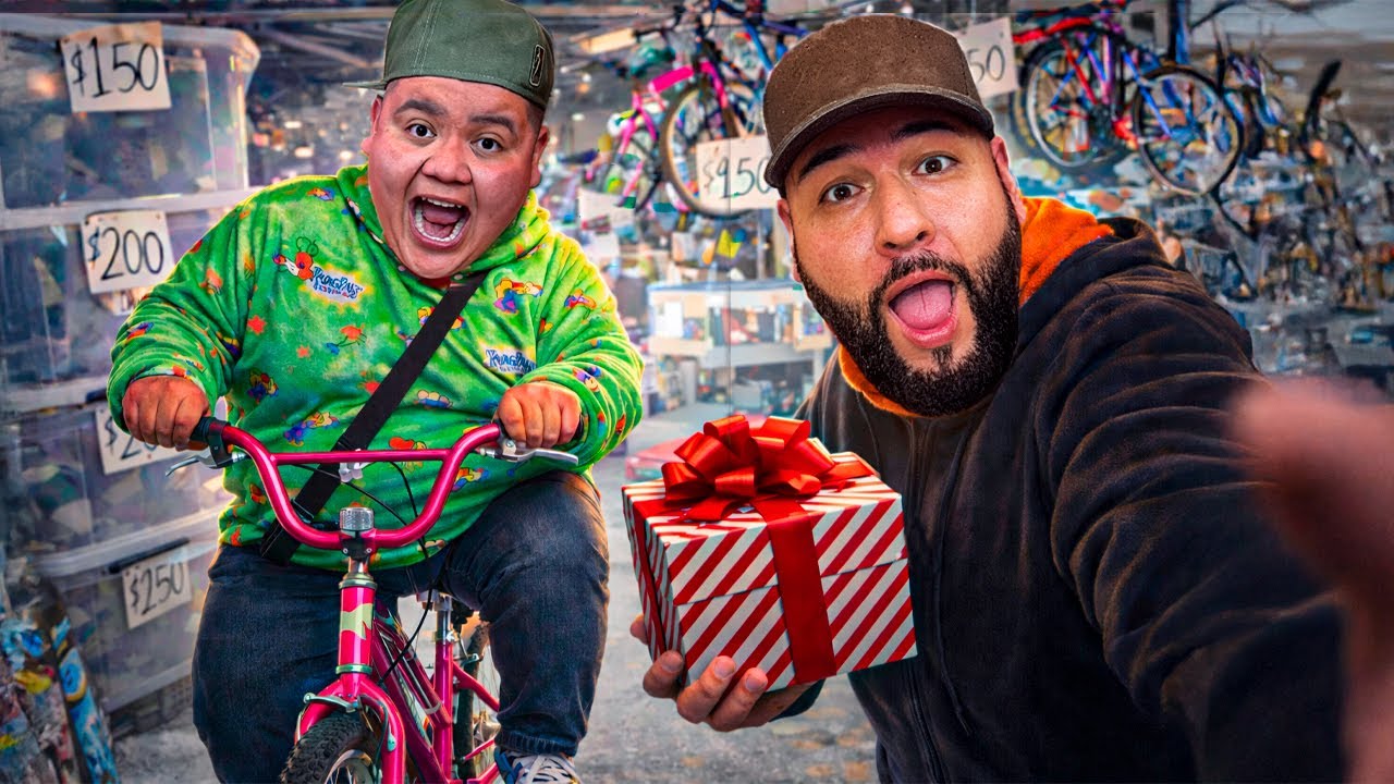 COMPRÉ mi primer bicicleta 😅 el mejor regalo para Angel 😱💸 - La Marraniza