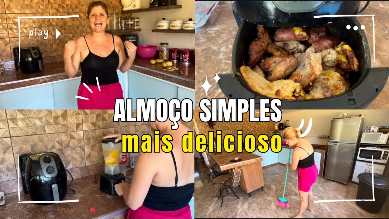 Almoço Simples, Mas Cheio de Sabor! 😋🍛