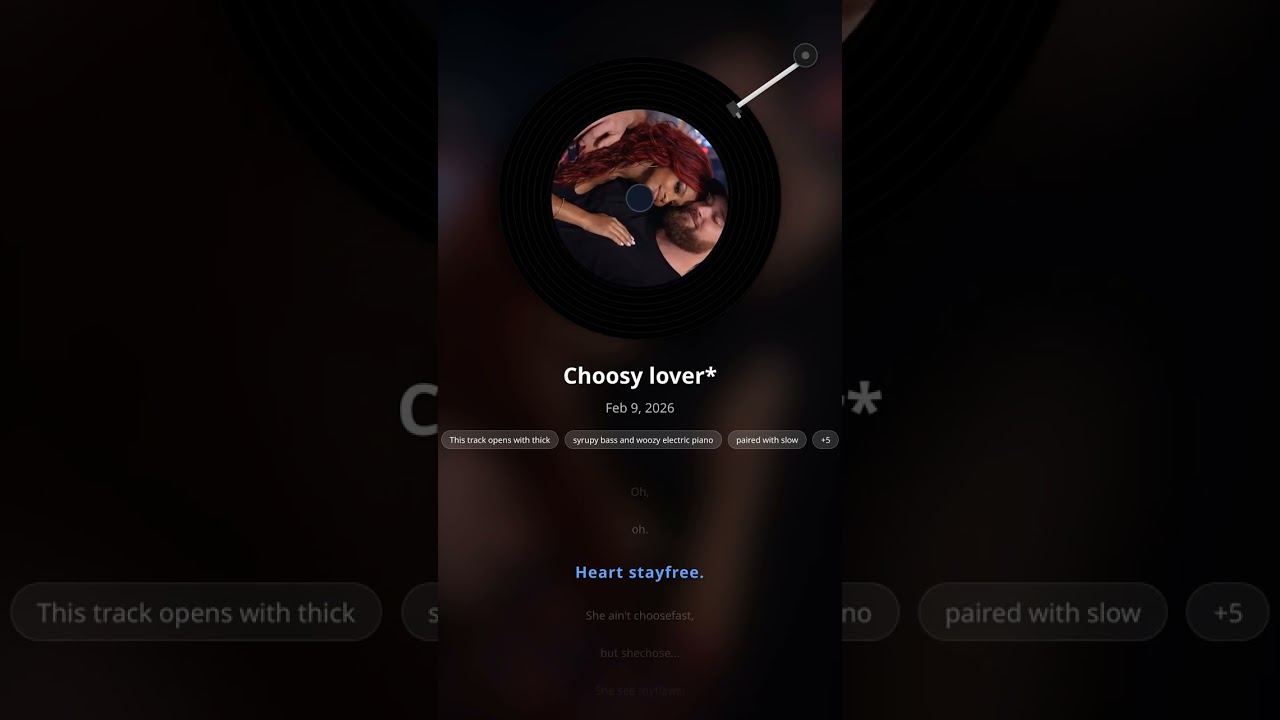 Choosey lover