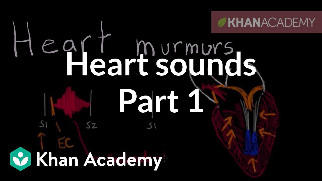 Systolic murmurs, diastolic murmurs, and extra heart sounds - Part 1 | NCLEX-RN | Khan Academy