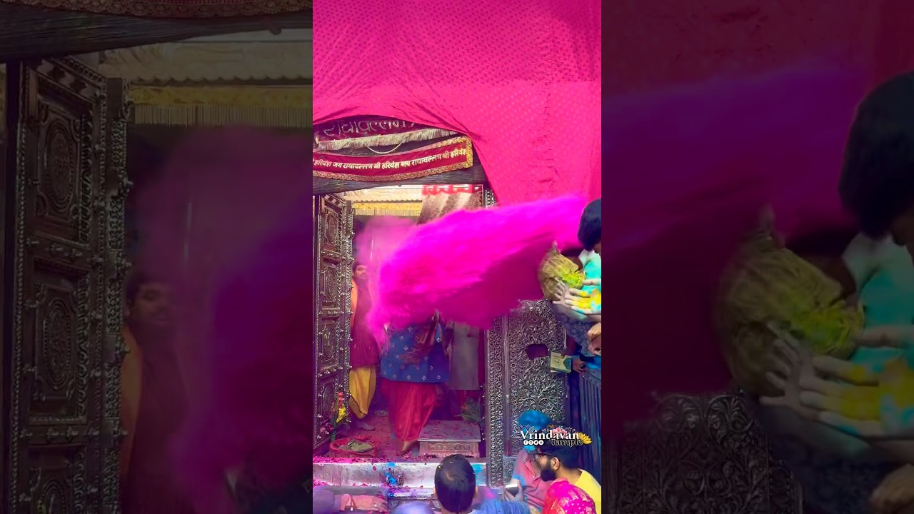 ￼ Braj ki Holi Ke adbhut Anand #tranding #vrindavan #holi2026 #shorts