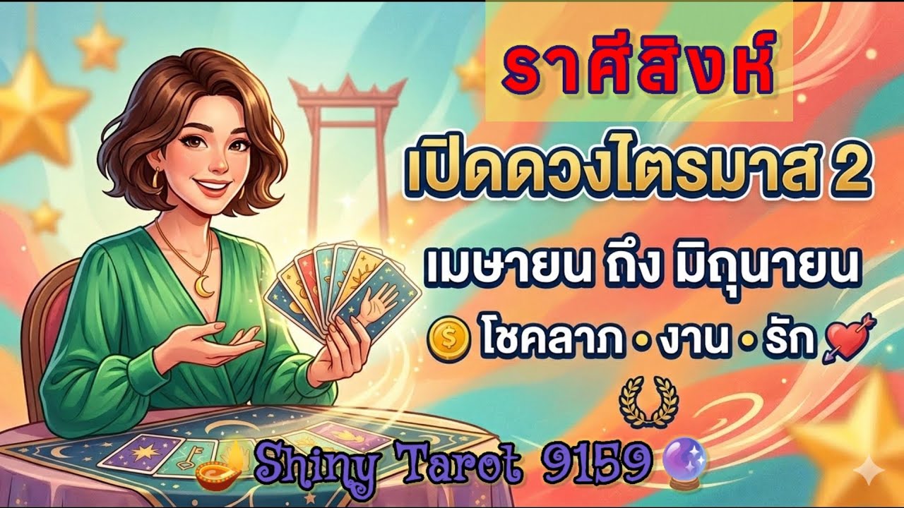 ราศีสิงห์🪬เปิดดวงไตรมาส 2 เดือน เมย.- มิย. 69 🔮@ShinyTarot9159 🪔