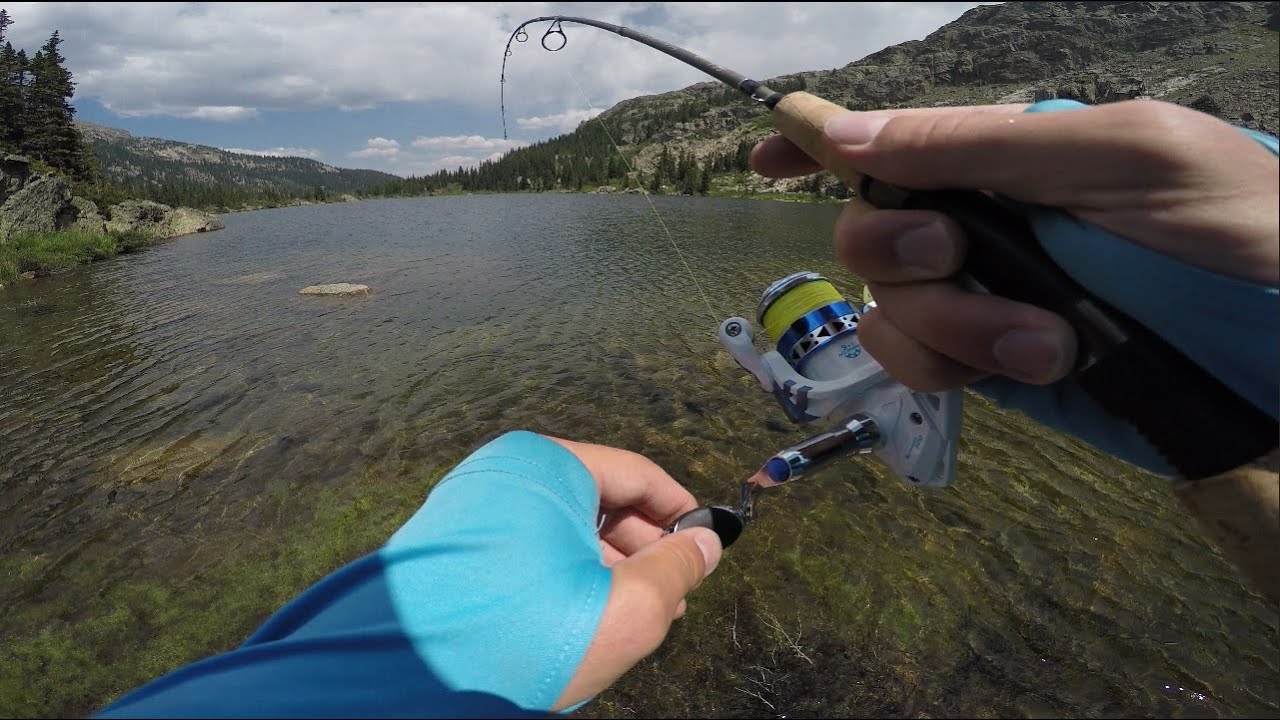 Hiking Camping Fishing at Lake Constantine Colorado in 4K UHD
