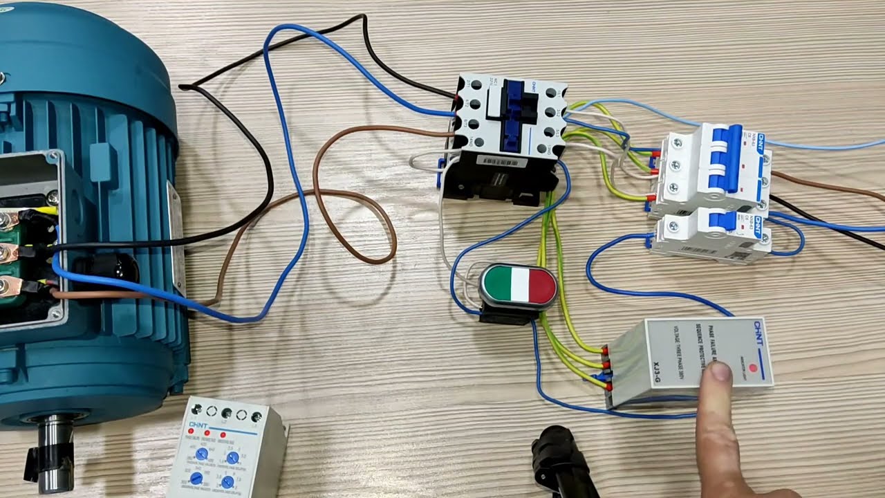 XJ-3 rele kontrol faz - 2 video. Ulash amaliy.